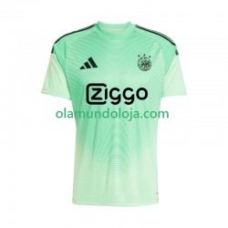 Camisola AFC Ajax Guarda-redes Homem Equipamento Primeiro 2025-2026 Manga Curta